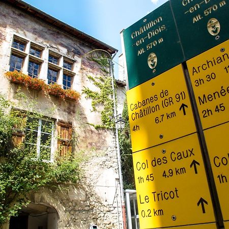 Le Dauphine Hotel Châtillon-en-Diois Eksteriør billede